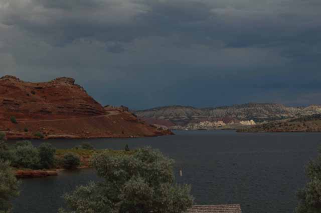 the Alcova Reservoir